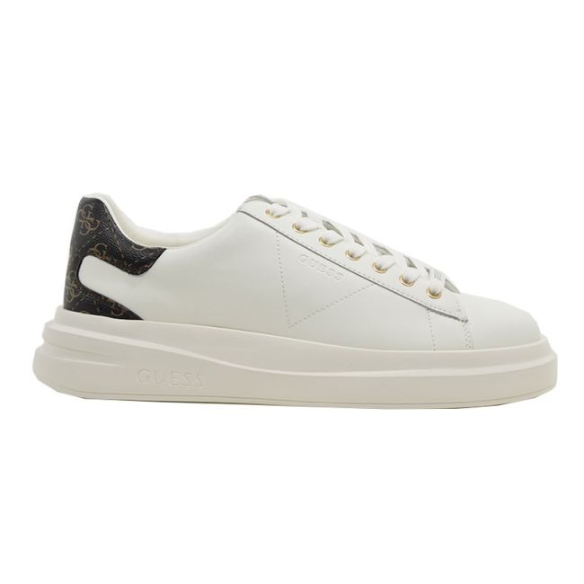 Ανδρικά sneakers GUESS FMPVIBLEA12-WBROC ELBA λευκό δέρμα