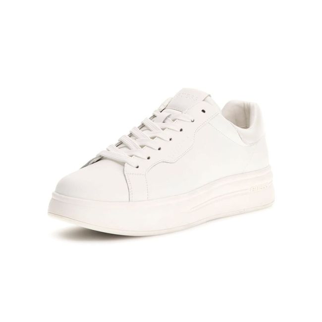 Ανδρικά sneakers GUESS FMPWINELE12-WHITE WINNO λευκό δέρμα