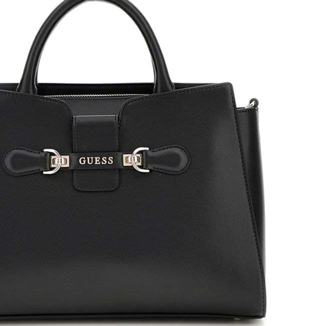 Γυναικεία τσάντα χειρός/χιαστί GUESS HWVG950006 BLACK NOLANA μαύρο