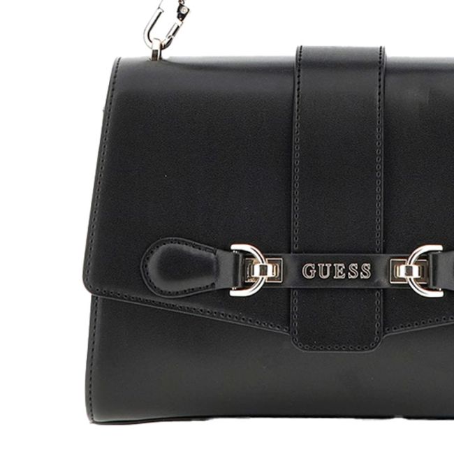 Γυναικεία τσάντα χειρός/ώμου GUESS HWVG950020 BLACK NOLANA μαύρο