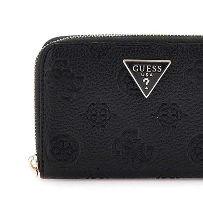 Γυναικείο πορτοφόλι GUESS SWPG9349140 BLACK CRESIDIA SLG μαύρο