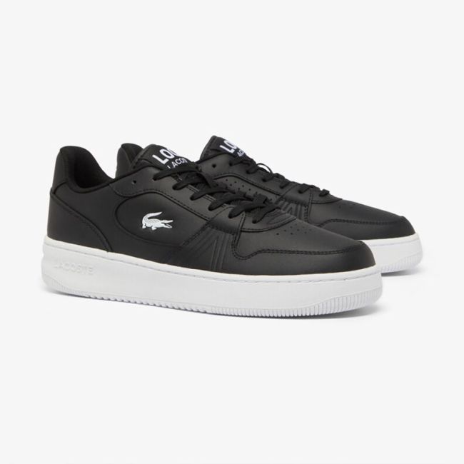 Ανδρικά sneakers Lacoste L001 SET 224 2 SMA BLK/WHT 748SMA0018312 μαύρο δέρμα