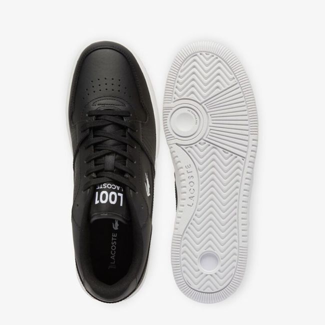 Ανδρικά sneakers Lacoste L001 SET 224 2 SMA BLK/WHT 748SMA0018312 μαύρο δέρμα