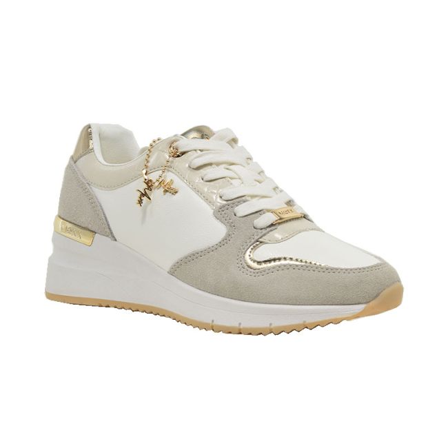 Γυναικεία sneakers MEXX MXK039702W HENA BEIGE/WHITE 2051 μπεζ