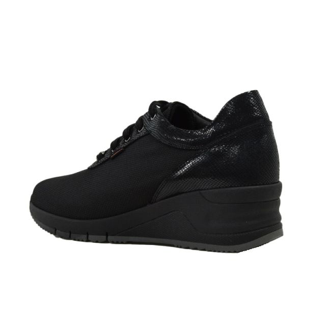 Γυναικεία Sneakers Ragazza 0329 μαύρο δέρμα