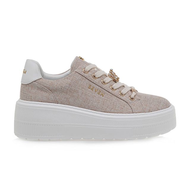 Γυναικεία sneakers Seven 812-19R LT BEIGE CANVAS WHITE U119R81232I505 μπεζ