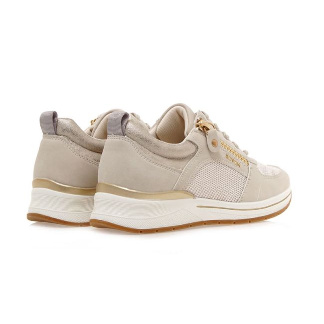 Γυναικεία sneakers Seven 907-99F BEIGE GLITTER LT GOLD U199F90726A305 χρυσό