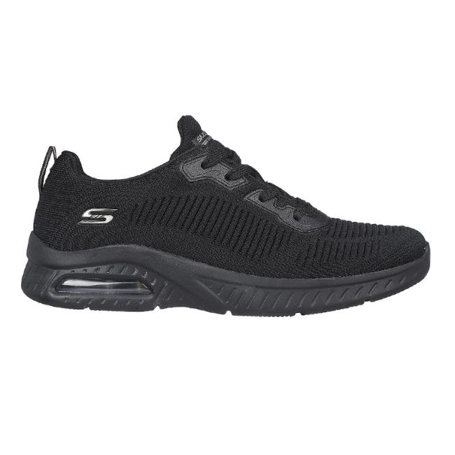 Γυναικεία sneakers SKECHERS 117378/BBK SQUAD AIR-CLOSE ENCOUNTER BLACK μαύρο