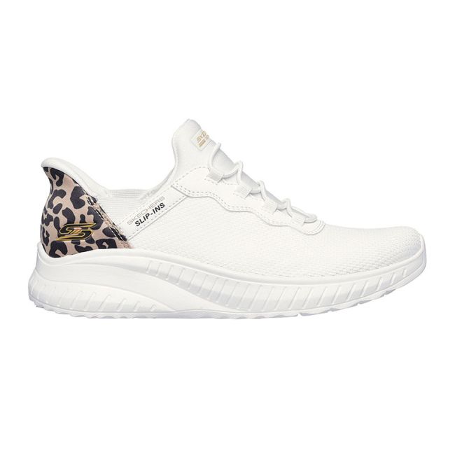 Γυναικεία sneakers SKECHERS 117499/WHT BOBS SQUAD CHAOS-SEIZE THE HOUR WHITE λευκό