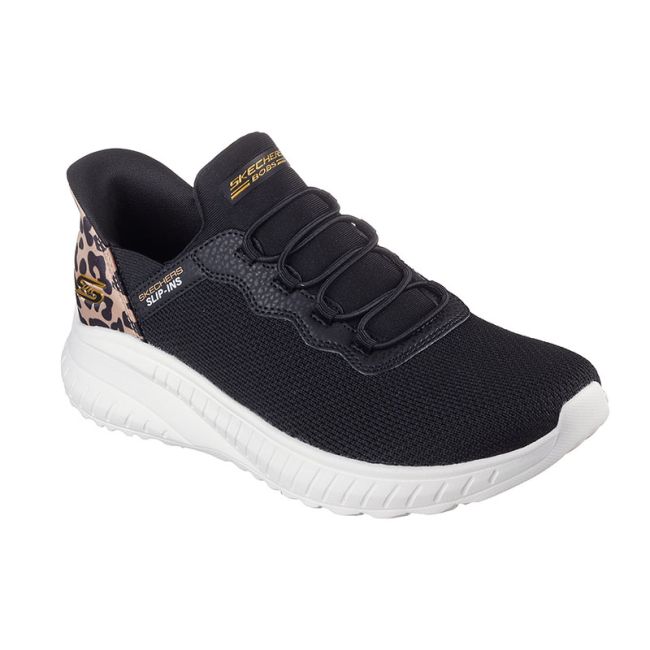 Γυναικεία sneakers SKECHERS 117499/BLK BOBS SQUAD CHAOS-SEIZE THE HOUR BLACK μαύρο