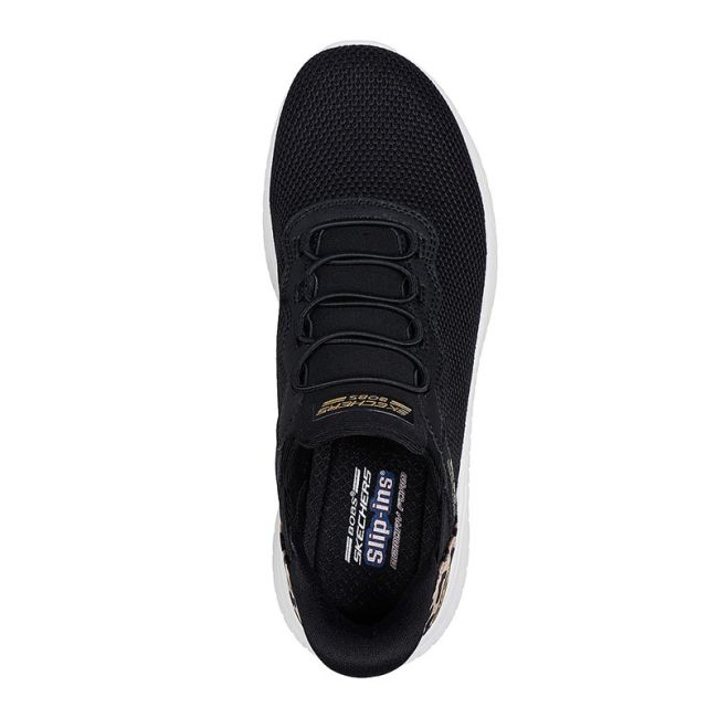 Γυναικεία sneakers SKECHERS 117499/BLK BOBS SQUAD CHAOS-SEIZE THE HOUR BLACK μαύρο