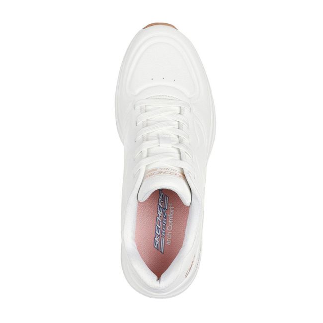 Γυναικεία sneakers SKECHERS 117560/WHT BOBS ARCH COMFORT B SWEET- A BIND WHITE λευκό