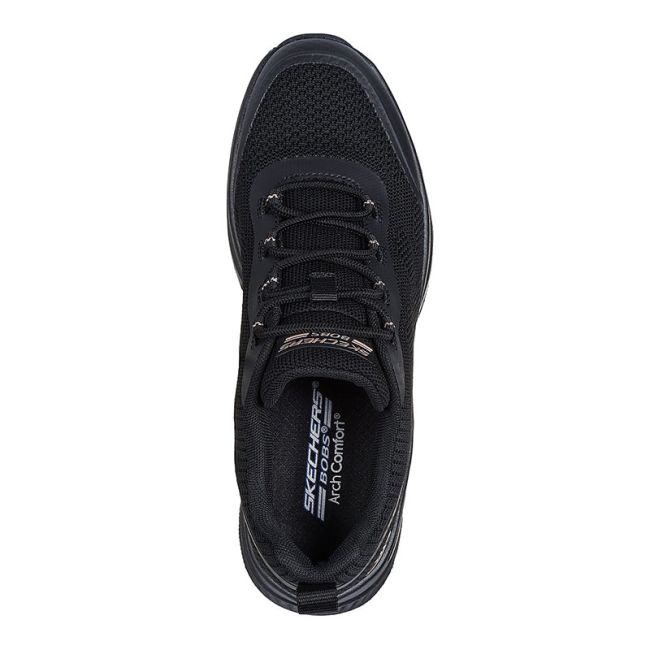 Γυναικεία sneakers SKECHERS 117561/BBK BOBS ARCH COMFORT B SWEET-A PINCH BLACK μαύρο