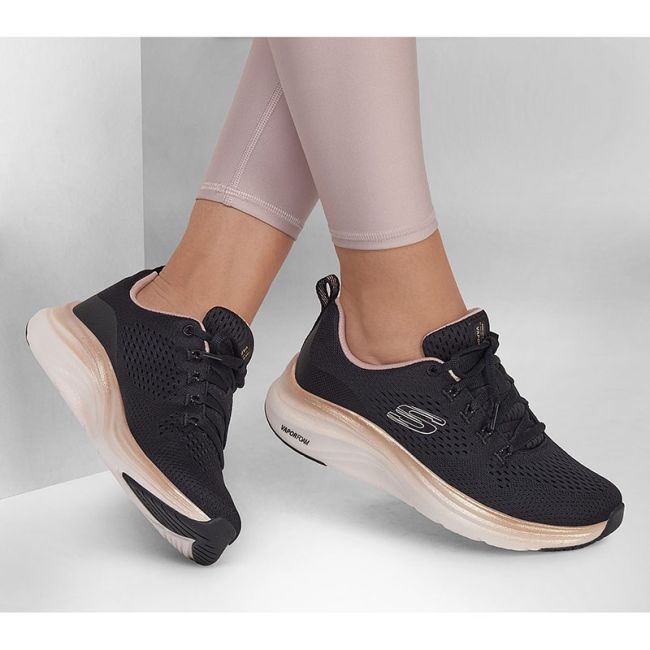 Γυναικεία sneakers SKECHERS 150025/BKRG VAPOR FOAM-MINDNIGHT GLIMMER BLACK/ROSE GOLD μαύρο