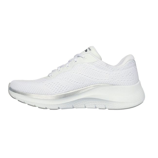 Γυναικεία sneakers SKECHERS 150067/WSL ARCH FIT 2.0-GLOW THE DISTANCE WHITE/SILVER λευκό