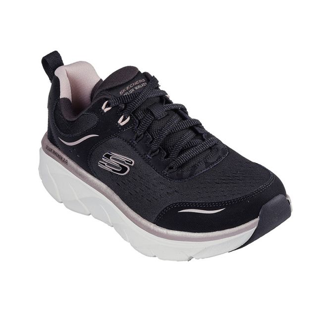 Γυναικεία sneakers SKECHERS 150103/BKRG D'LUX WALKER 2.0- GRADIENT GLAM BLACK/ROSE GOLD μαύρο