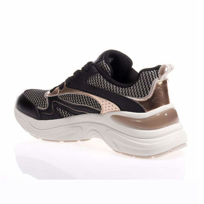 Γυναικεία sneakers SKECHERS 177566/BKGD HAZEL-MATELLIC SOIREE BLACK/GOLD μαύρο