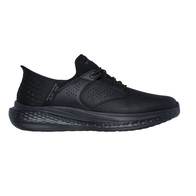 Ανδρικά sneakers SKECHERS 210890/BBK SLADE-MACKLIN BLACK μαύρο