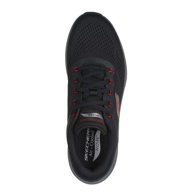 Ανδρικά sneakers SKECHERS 232700/BKRD ARCH FIT 2.0 BLACK/RED μαύρο