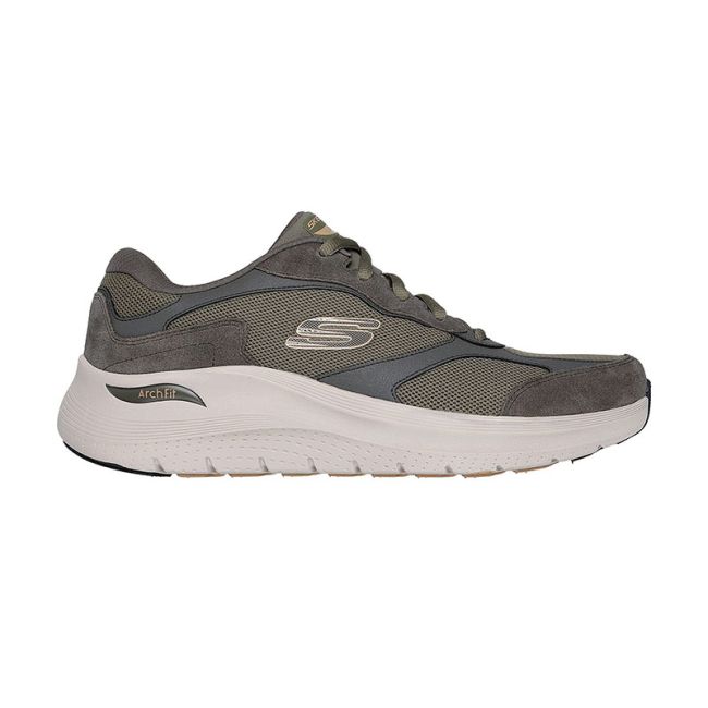 Ανδρικά sneakers SKECHERS 232702/OLV ARCH FIT 2.0-THE KEEP OLIVE λαδί