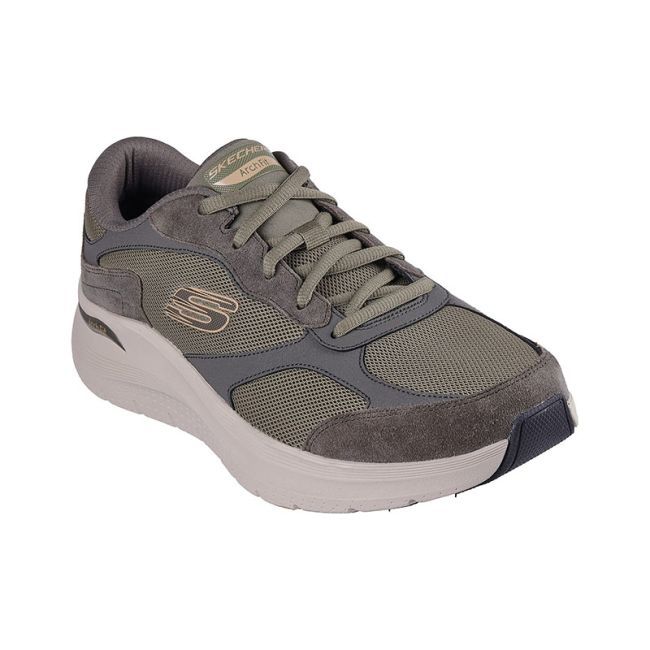 Ανδρικά sneakers SKECHERS 232702/OLV ARCH FIT 2.0-THE KEEP OLIVE λαδί