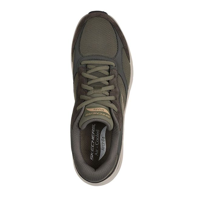 Ανδρικά sneakers SKECHERS 232702/OLV ARCH FIT 2.0-THE KEEP OLIVE λαδί