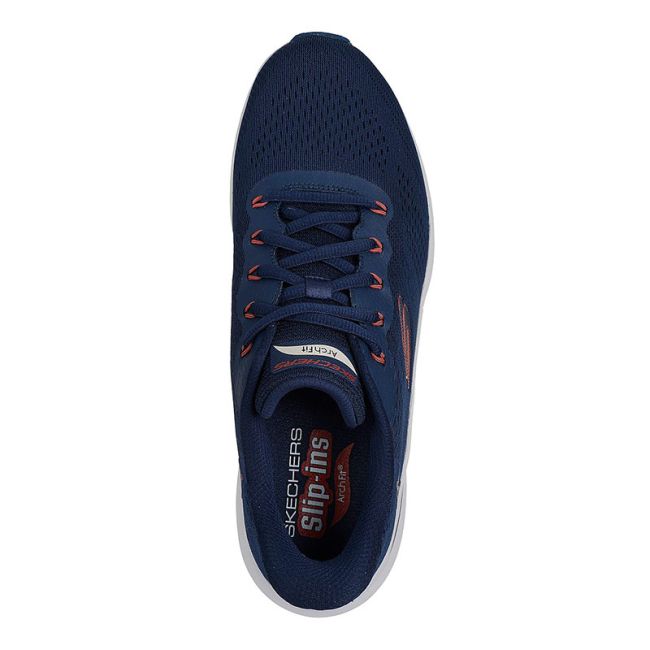 Ανδρικά sneakers SKECHERS 232712/NVRD ARCH FIT 2.0-LESTUR NAVY/RED μπλε