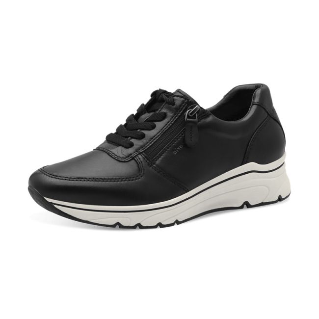 Γυναικεία sneakers Tamaris 1-23711-42 003 μαύρο δέρμα