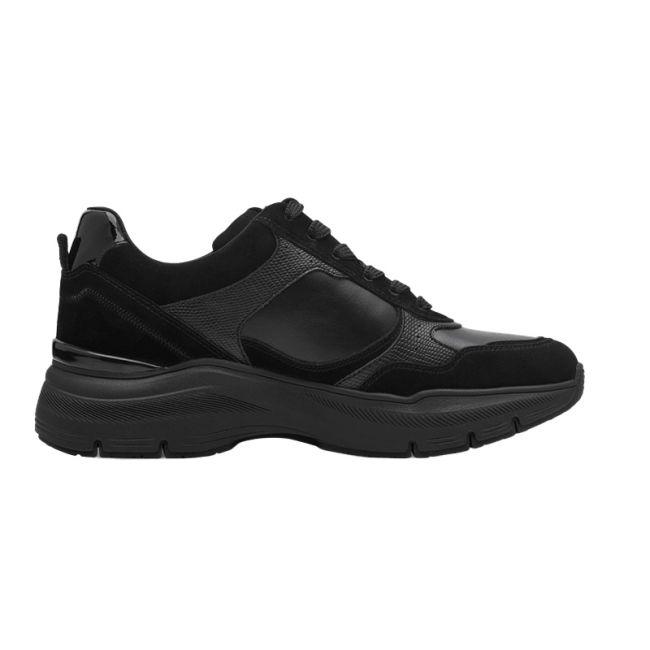 Γυναικεία Sneakers Tamaris 1-23734-42 007 μαύρο δέρμα