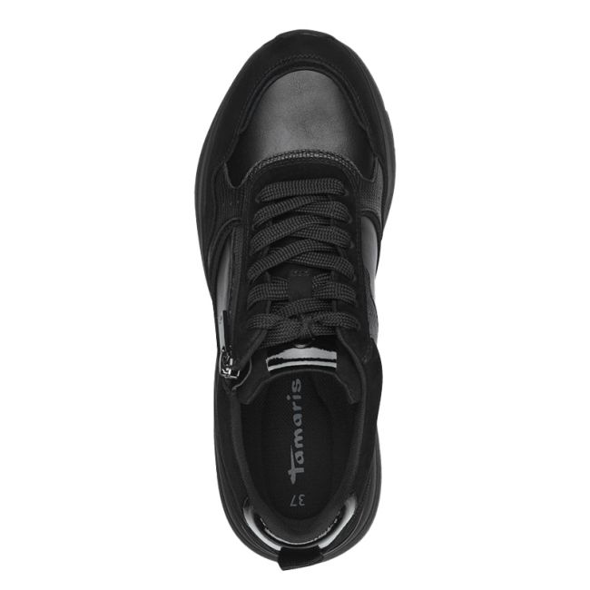 Γυναικεία Sneakers Tamaris 1-23734-42 007 μαύρο δέρμα