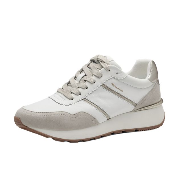 Γυναικεία Sneakers Tamaris 1-23740-43 142 λευκό δέρμα