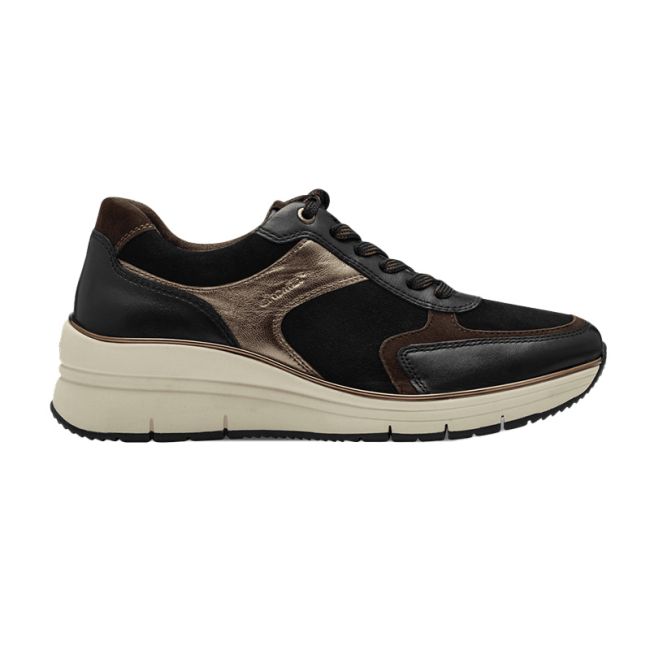 Γυναικεία Sneakers Tamaris 1-23764-43 098 μαύρο δέρμα