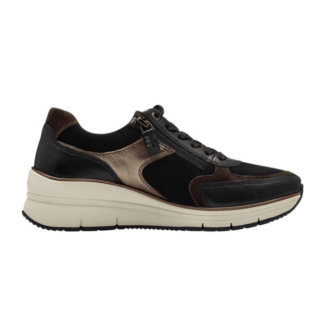 Γυναικεία Sneakers Tamaris 1-23764-43 098 μαύρο δέρμα