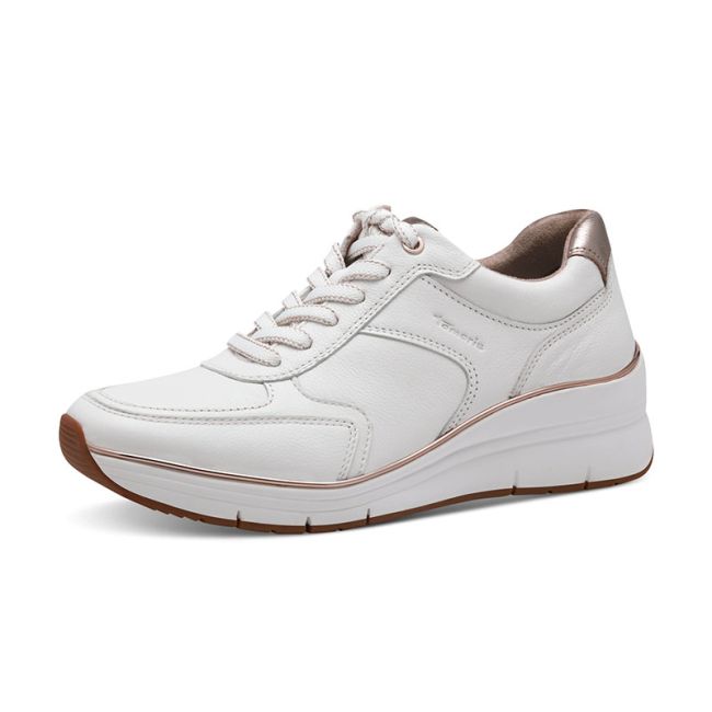 Γυναικεία Sneakers Tamaris 1-23764-43 119 λευκό δέρμα