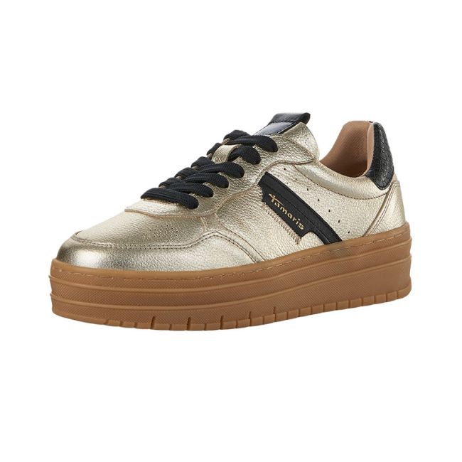 Γυναικεία Sneakers Tamaris 1-23773-43 942 χρυσό δέρμα