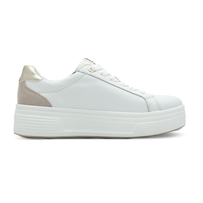 Γυναικεία Sneakers Tamaris Comfort 8-83716-44 490 λευκό δέρμα