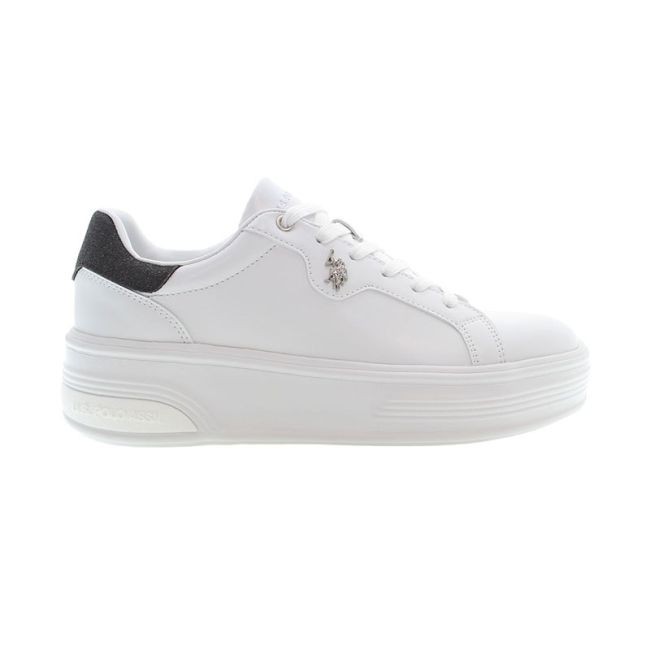 Γυναικεία sneakers U.S.POLO ASSN ASUKA005A-WHI-BLK01 λευκό