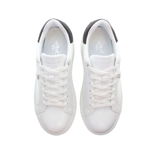 Γυναικεία sneakers U.S.POLO ASSN ASUKA005A-WHI-BLK01 λευκό