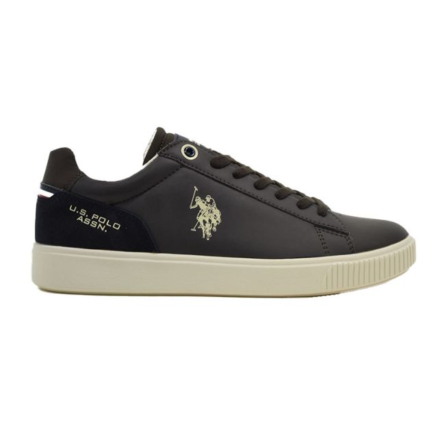 Ανδρικά sneakers U.S.POLO ASSN TYMES006A-BRW PU SYNTH. LEATHER-NYLON καφέ