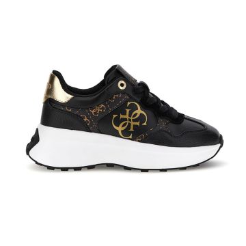 Γυναικεία sneakers GUESS FLPLUCFAL12 LUCKEI μαύρο