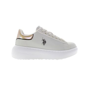 Γυναικεία sneakers U.S.POLO ASSN MEGHAN001-CRE002 PU SYNTH. LEATHER μπεζ