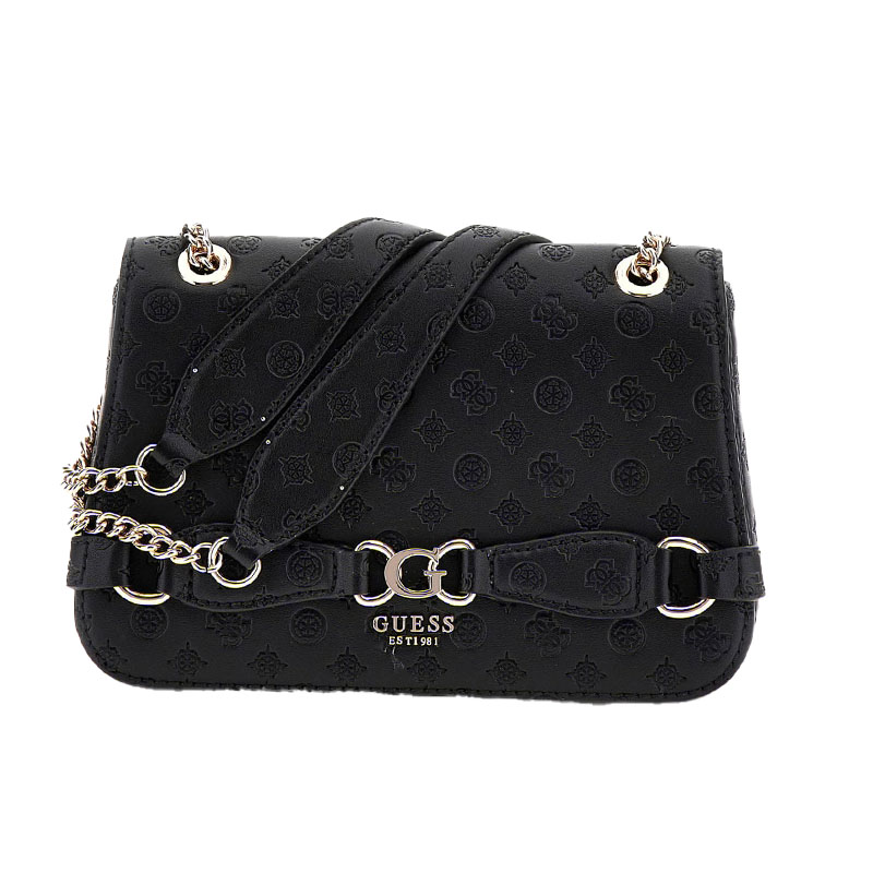  Γυναικεία τσάντα ώμου/χιαστί GUESS HWPG933621 BLACK LOGO ARLENA LOGO μαύρο 2025