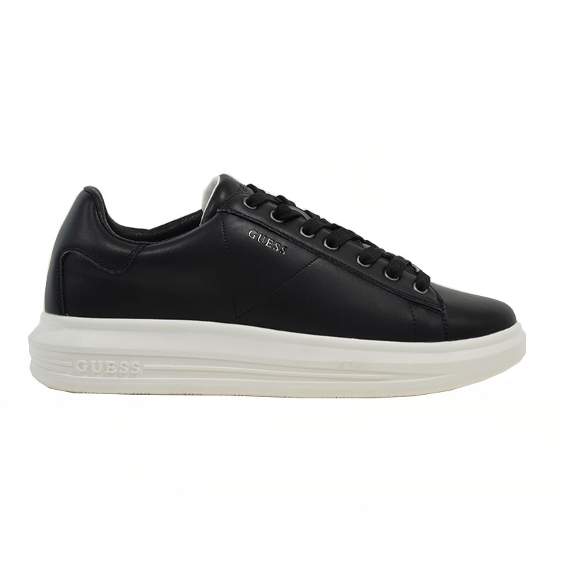 GUESS Ανδρικά sneakers GUESS FM8VIBLEM12 VIBO μαύρο δέρμα