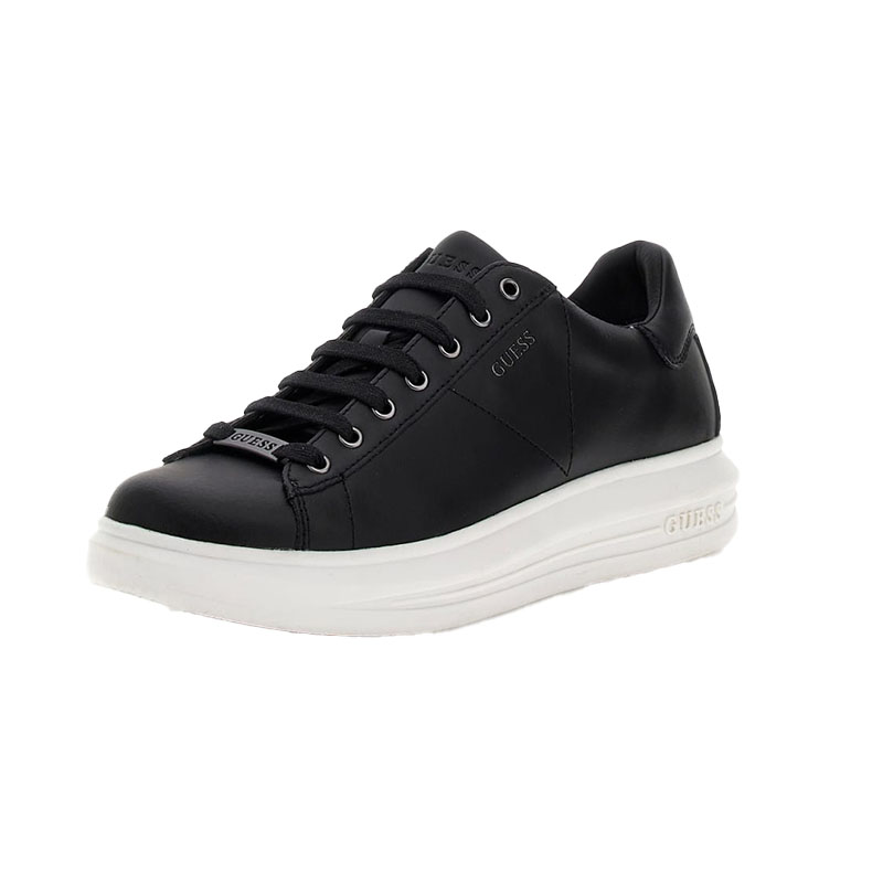 Ανδρικά sneakers GUESS FM8VIBLEM12 VIBO μαύρο δέρμα φωτογραφία