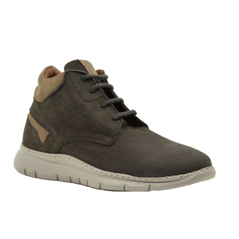 Ανδρικά μποτάκια Kricket 23X-3007-3 πούρο δέρμα nubuck φωτογραφία