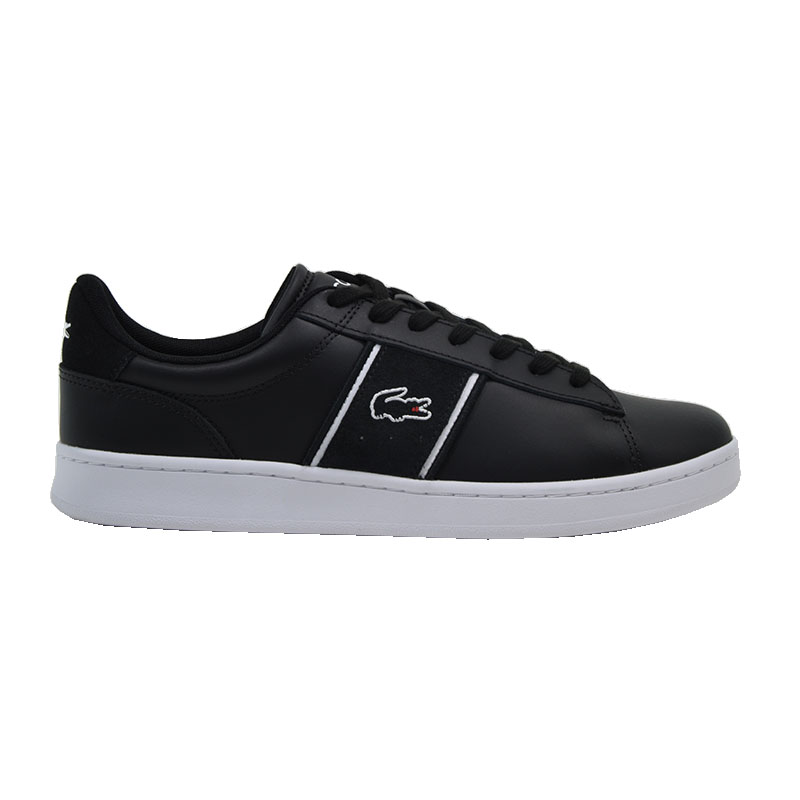 Lacoste Ανδρικά sneakers Lacoste CARNABY SET CGR 2241 SMA BLK/WHT 748SMA0013312 μαύρο δέρμα