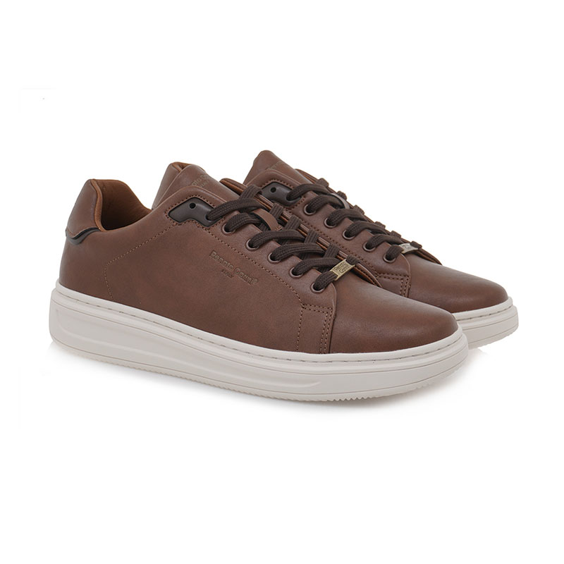 Ανδρικά sneakers Renato Garini 071 MAURO-711 TAN/BROWN/CREAM OUTSOLE ταμπά καφέ φωτογραφία