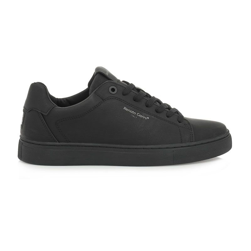 Renato Garini Ανδρικά sneakers Renato Garini 108 TORINO-018 TOTAL BLACK/BLACK OUTSOLE μαύρο