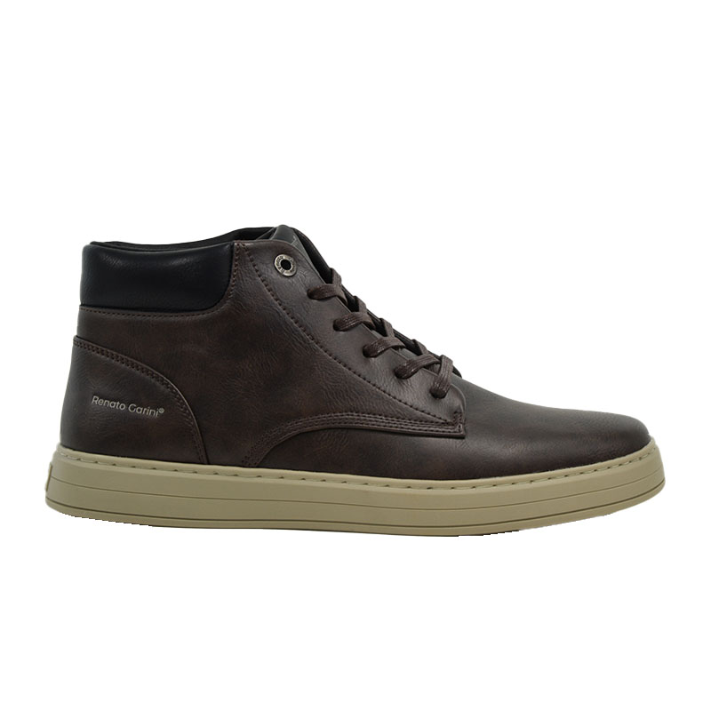 Renato Garini Ανδρικά μποτάκια Renato Garini 264 ZS-2406WE BROWN AK1051-2/BLACK/BEIGE OUTSOLE καφέ μαύρο