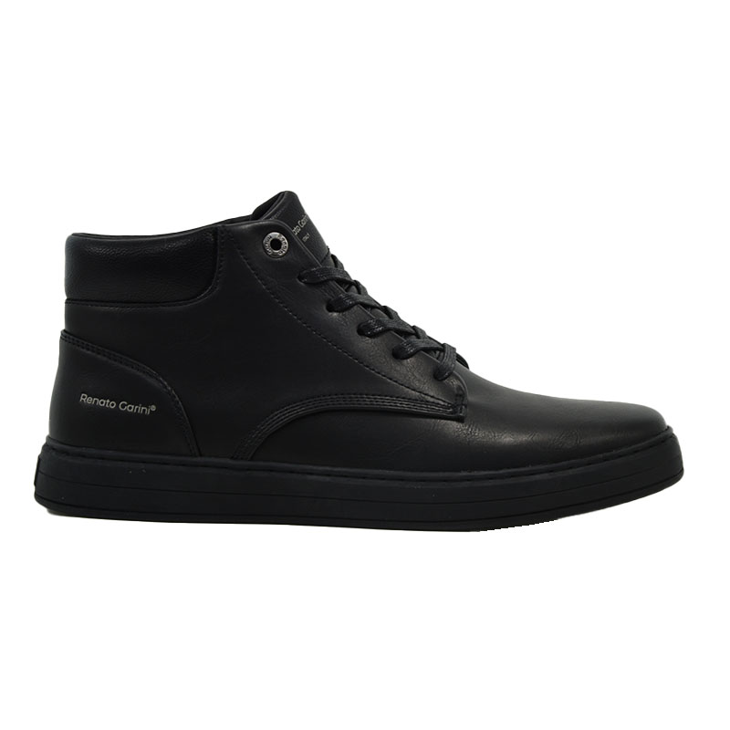 Renato Garini Ανδρικά μποτάκια Renato Garini 264 ZS-2406WE TOTAL BLACK/BLK OUTSOLE μαύρο